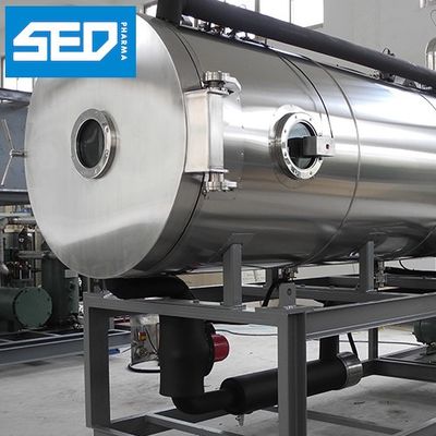 SED-10DGはバッチ野菜のための産業凍結乾燥装置の高性能ごとの100キログラム/乾燥実を結ぶ