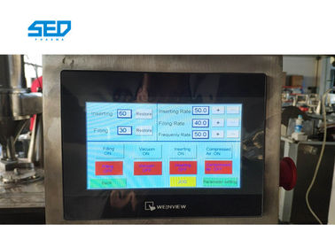 半自動カプセル詰め機 PLC 制御水平ロックシステム