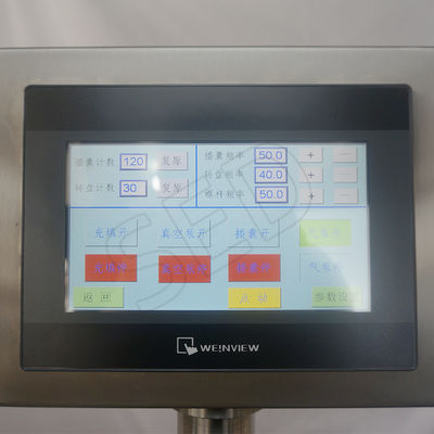 PLC制御付き,半自動粉末粒子のカプセル充填機