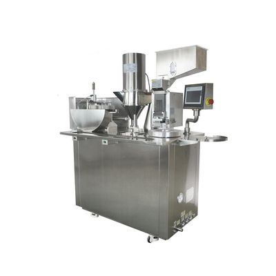 PLC制御付き,半自動粉末粒子のカプセル充填機